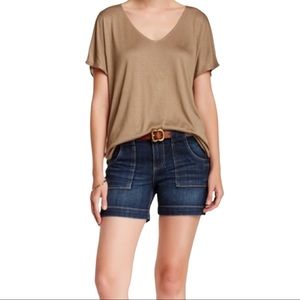 Kut From The Kloth Pork Chop Denim Shorts size 4